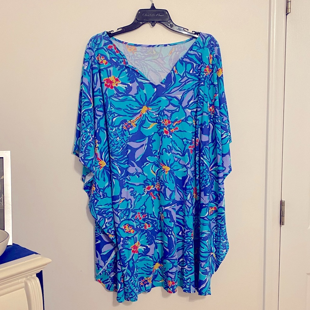 Lilly Pulitzer Stefani Caftan Dress Mai tai